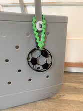 Load image into Gallery viewer, Basic Acrylic Soccer Ball Bag Tag
