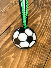 Load image into Gallery viewer, Acrylic Layered Soccer Ball Tag
