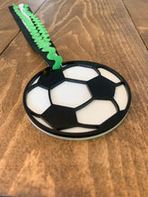 Load image into Gallery viewer, Acrylic Layered Soccer Ball Tag
