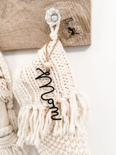 Load image into Gallery viewer, Acrylic Name Cutout Stocking Tag
