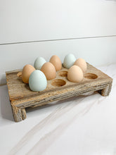 Load image into Gallery viewer, BARNWOOD FRESH EGG HOLDER
