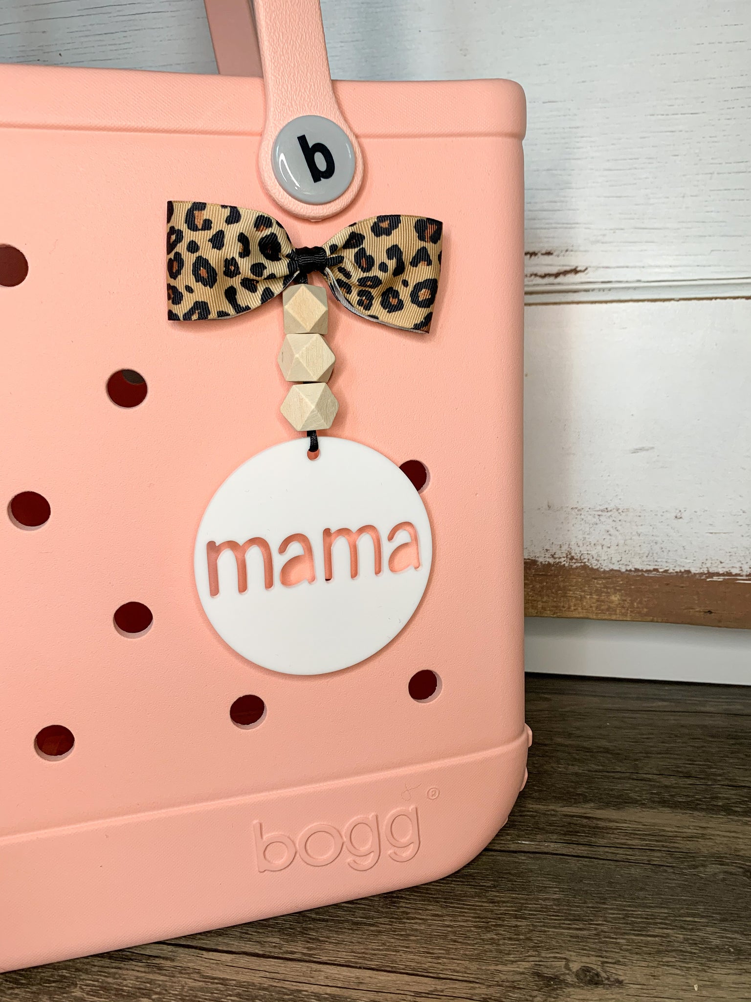 Mama Bear Bogg Bag Tag Choose From a Tag or Charm Purse Bag 