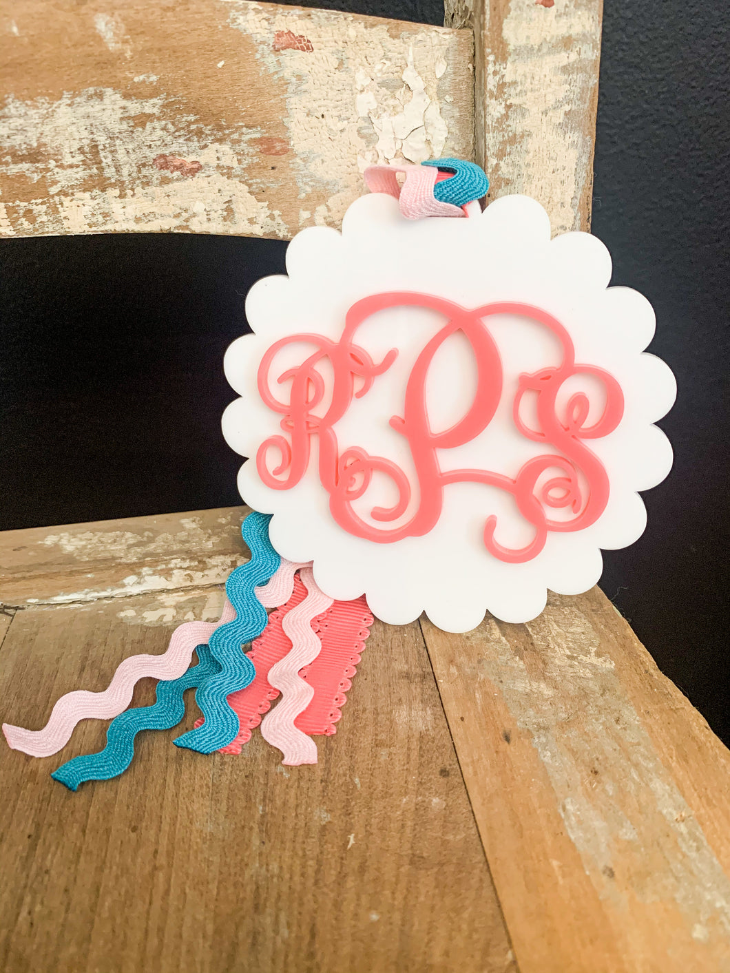 Layered Acrylic Bag Tag