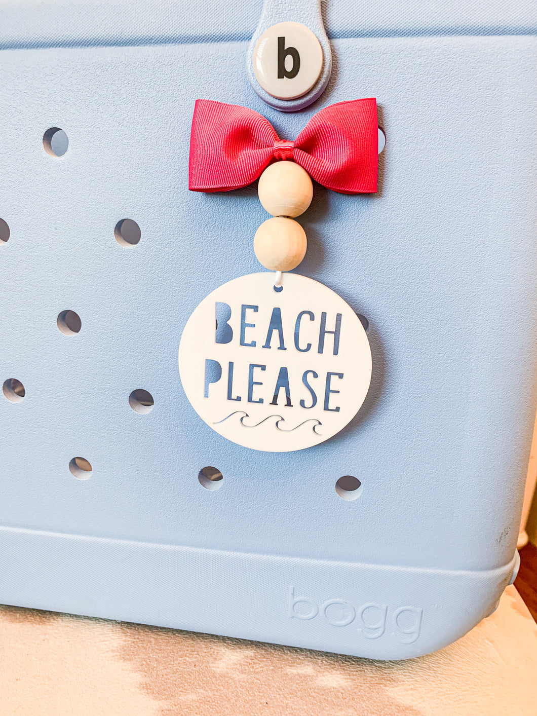 Beach Please Bag Charm